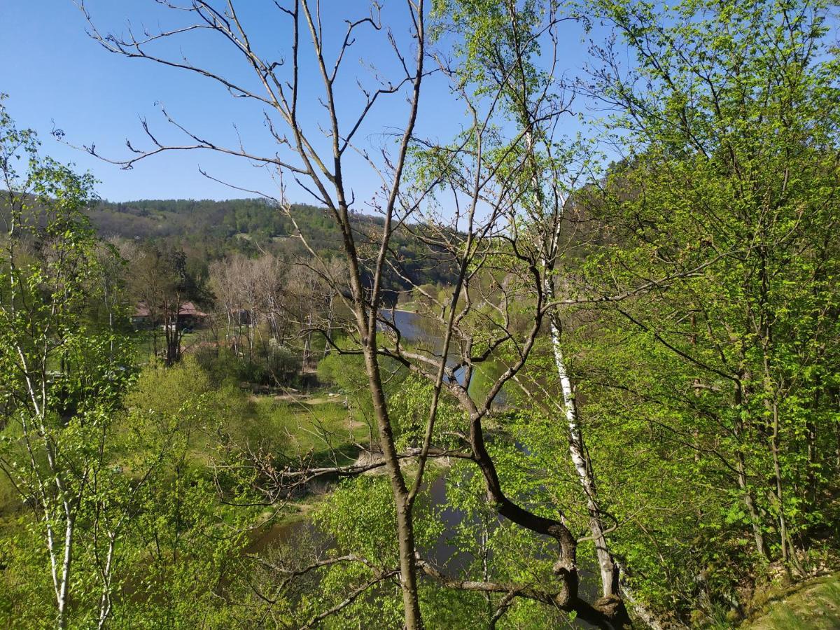Penzion a Restaurace Nad Hradem Křivoklát Exteriér fotografie
